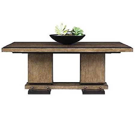 Double Pedestal Dining Table